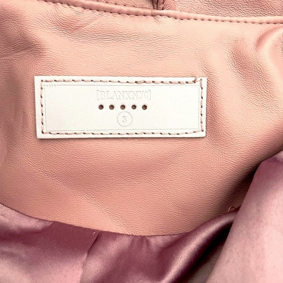 Blanknyc faux leather bomber jacket in chilled wine NWT - Picture 4 of 4